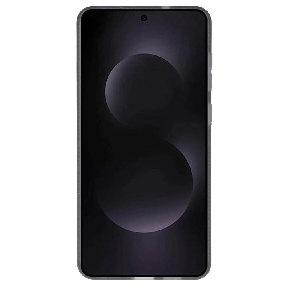 YOUNGKIT For Samsung Galaxy S25 Edge Matte Magnetic Case PET TPU Phone Cover - Transparent Black - 2