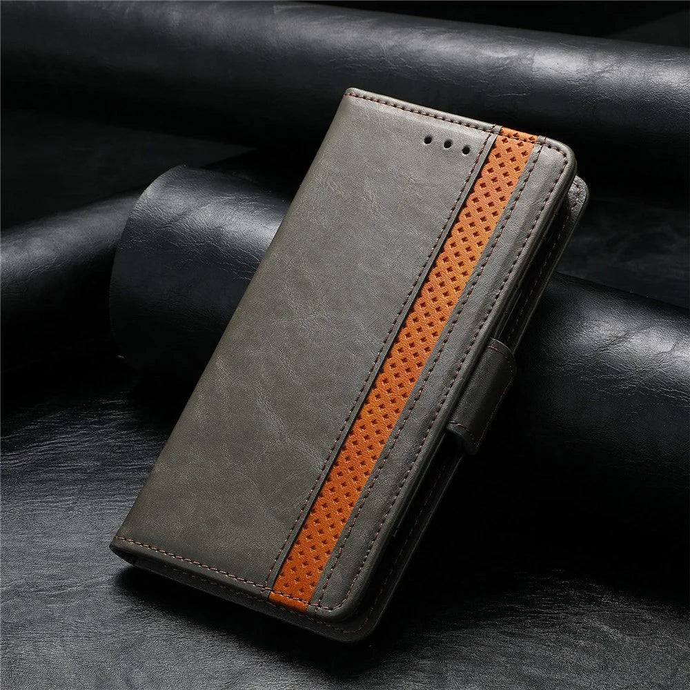 CASENEO For Nothing Phone (3a) Phone Cases  PU Leather Cover Stand with RFID Blocking Wallet - Grey - 5