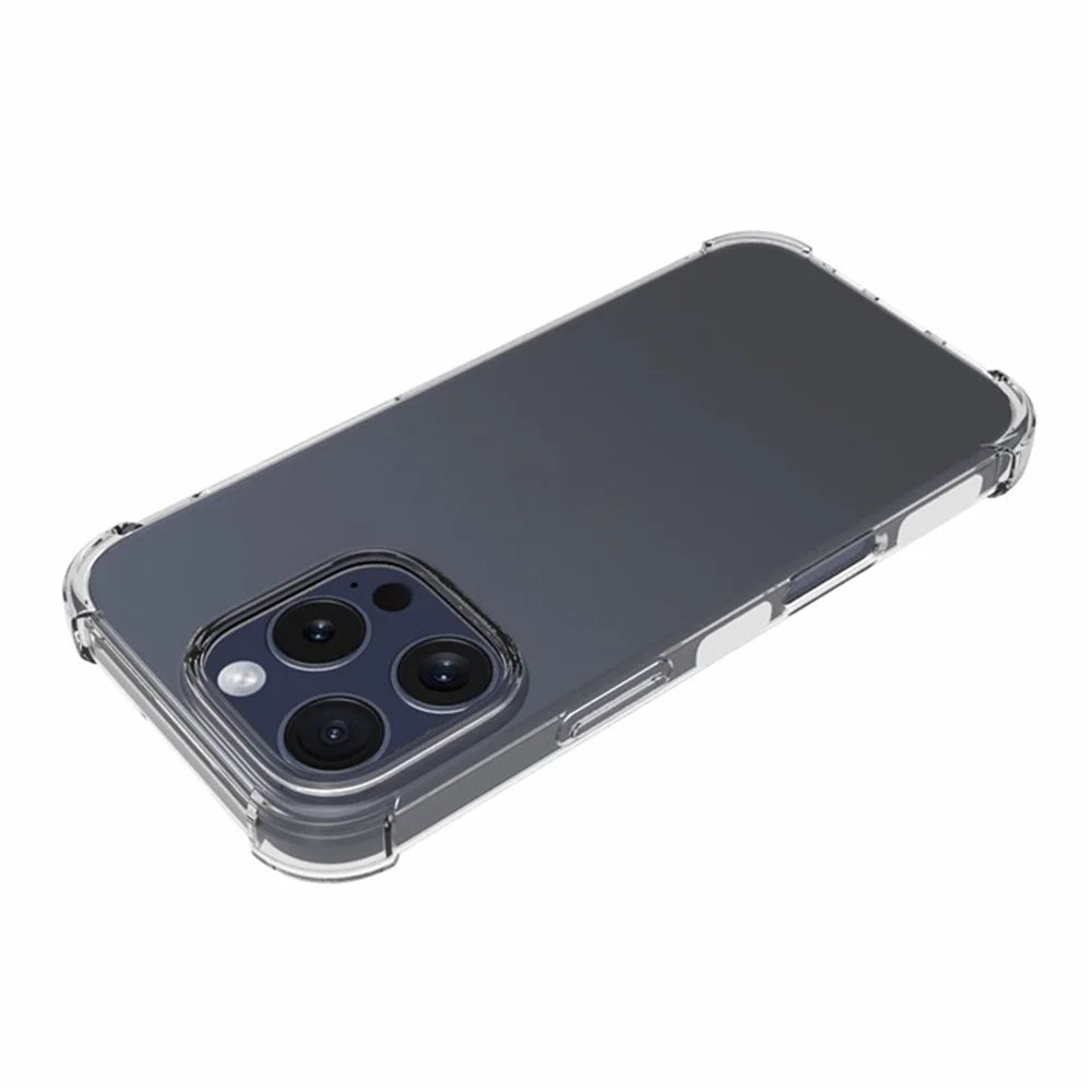 TYMEI For iPhone 16 Pro Max Case Four Corner Shockproof 1.5mm Clear Phone Cover - 4