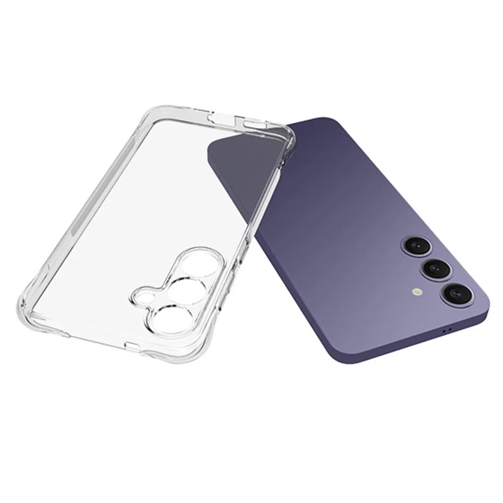 TYMEI For Samsung Galaxy S25 Case Four Corner Shockproof 1.5mm Clear Phone Cover - 2
