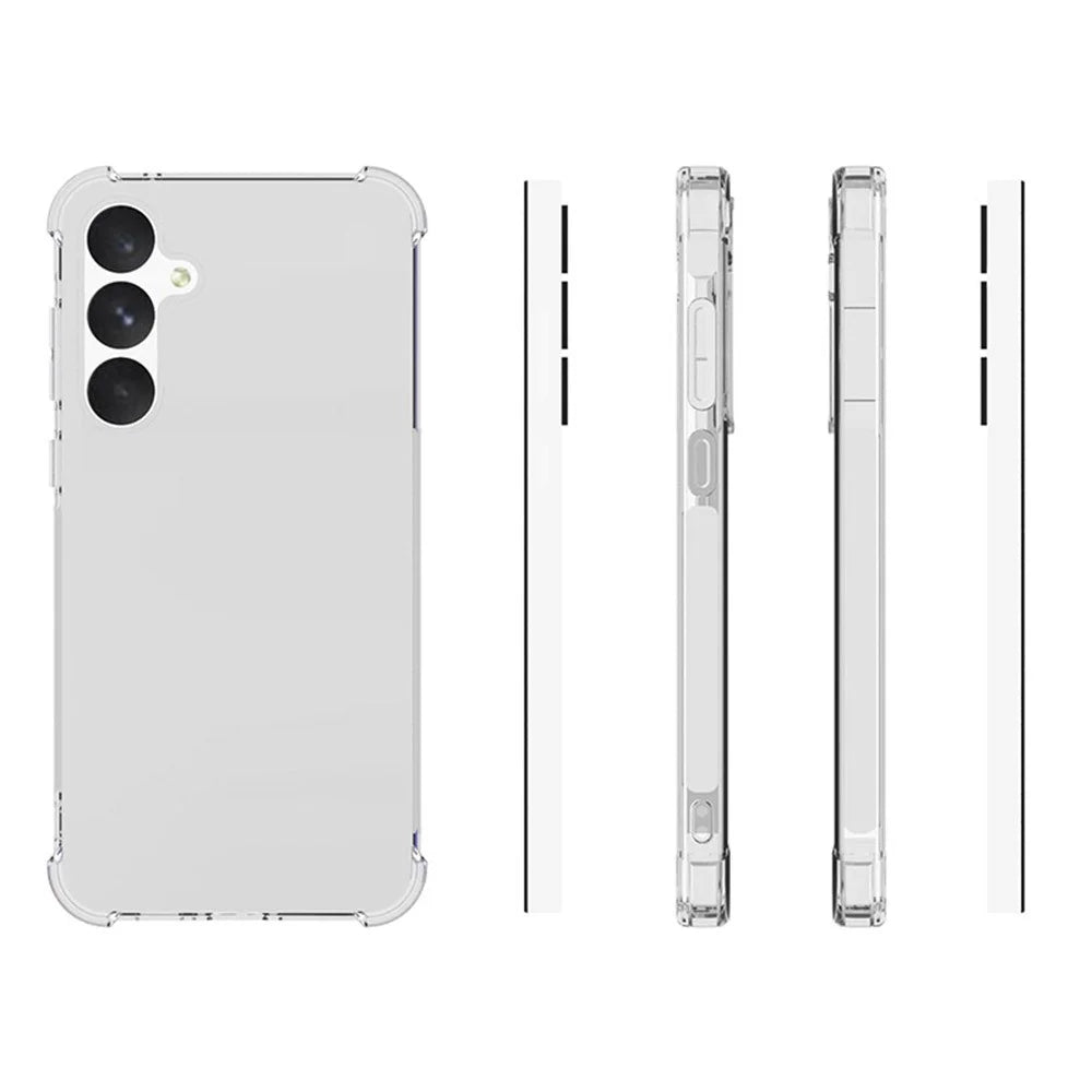 TYMEI For Samsung Galaxy S24 Case Four Corner Shockproof 1.5mm Clear Phone Cover - 5