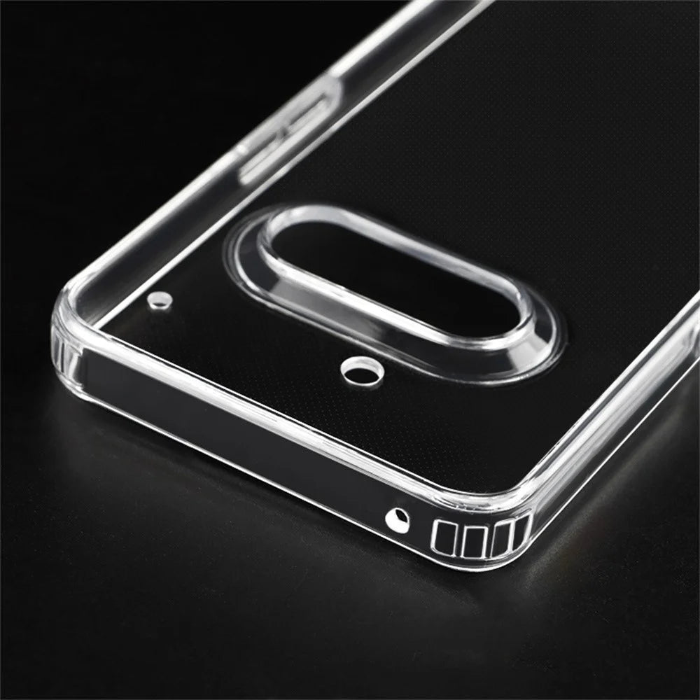 For Nothing Phone (3a) Case Clear PC + TPU Anti-Scratch Phone Back Cover - 5