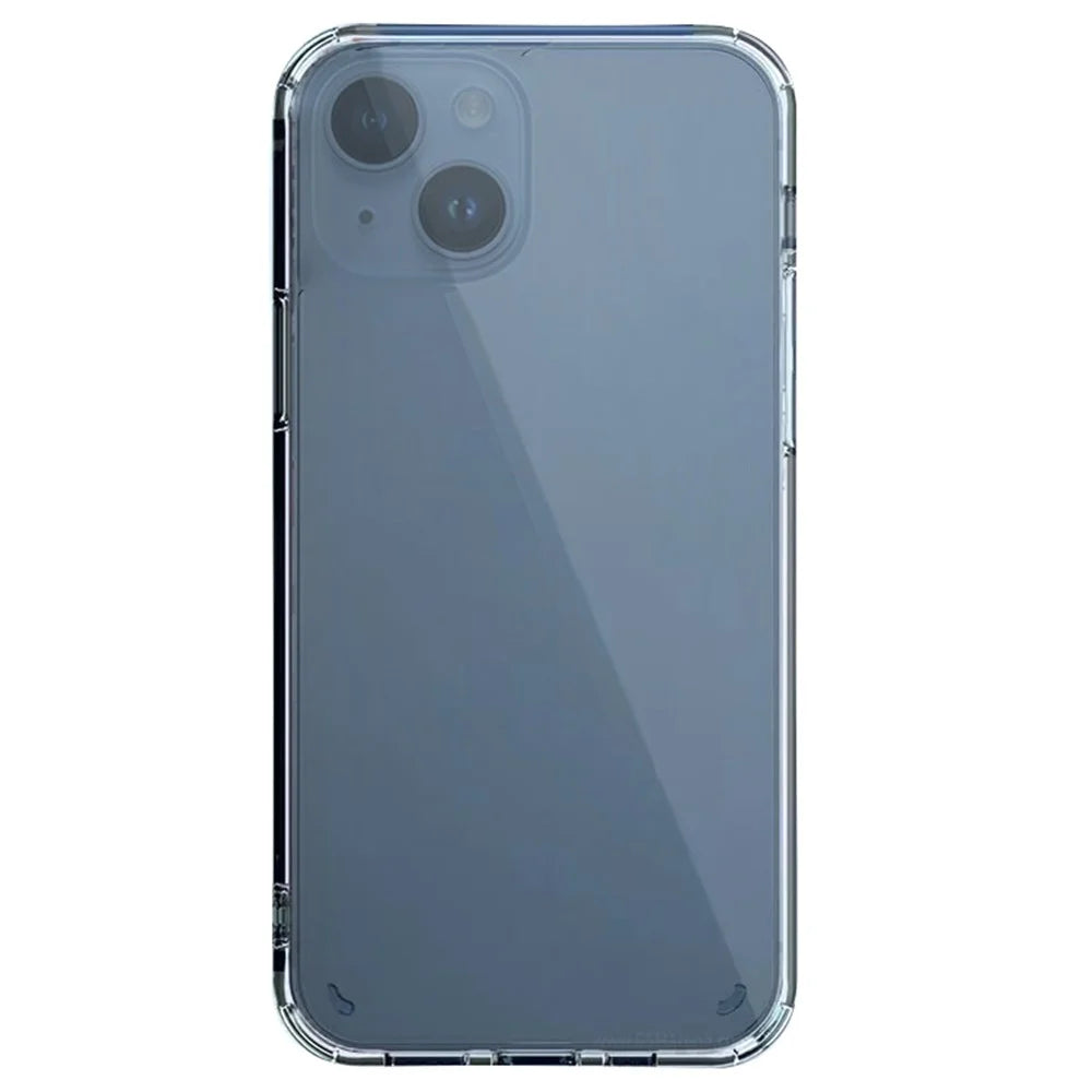 SHANWO For iPhone 15 Clear Phone Case 1.5mm Shockproof TPU Mobile Back Cover - 1