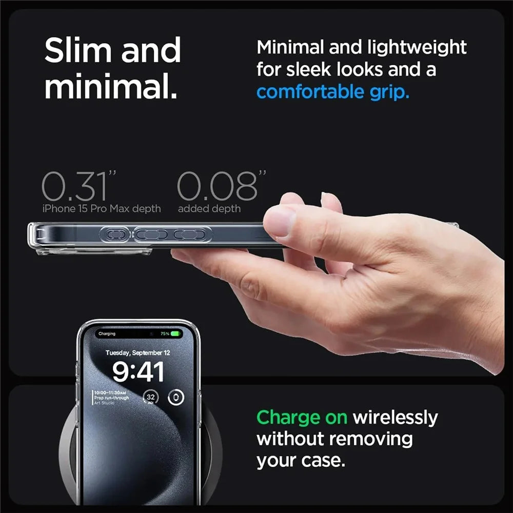 SHANWO For iPhone 14 Pro Max Clear Phone Case 1.5mm Shockproof TPU Mobile Back Cover - 2
