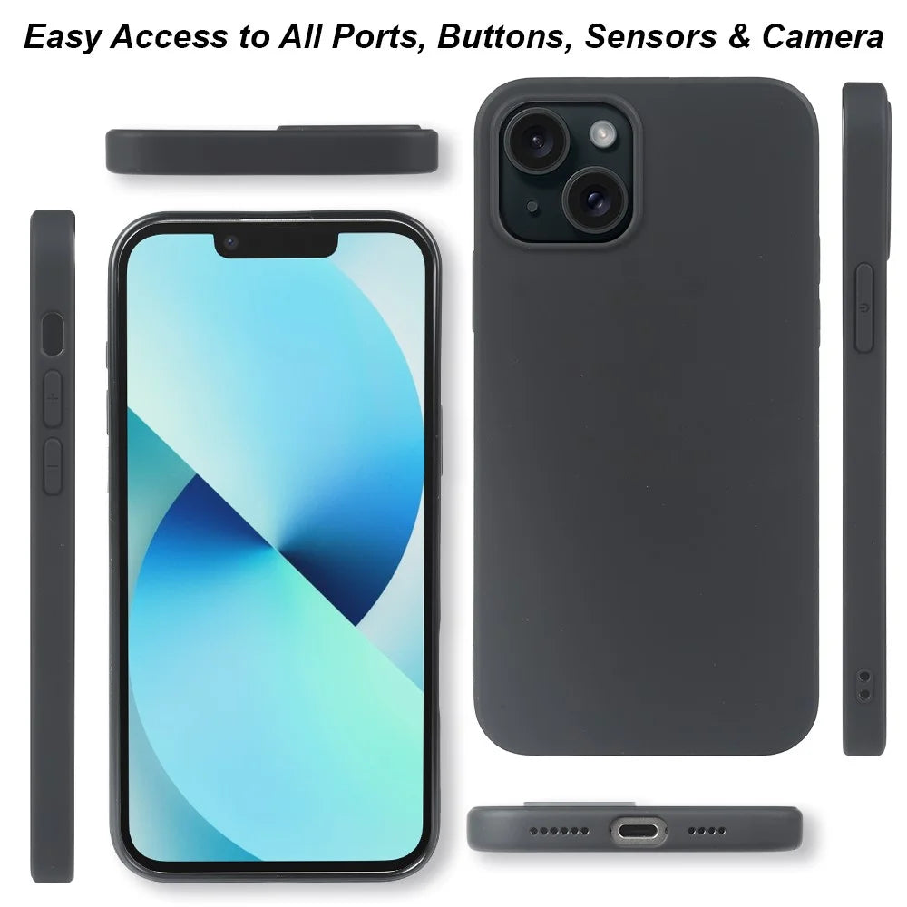 For iPhone 13 Case GRS Certified RCS Eco-Friendly Material Single Side Matte Slim Anti Drop Phone Cover - 4