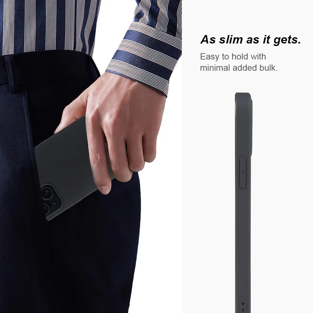 For iPhone 14 Case GRS Certified RCS Eco-Friendly Material Single Side Matte Slim Anti Drop Phone Cover - 7