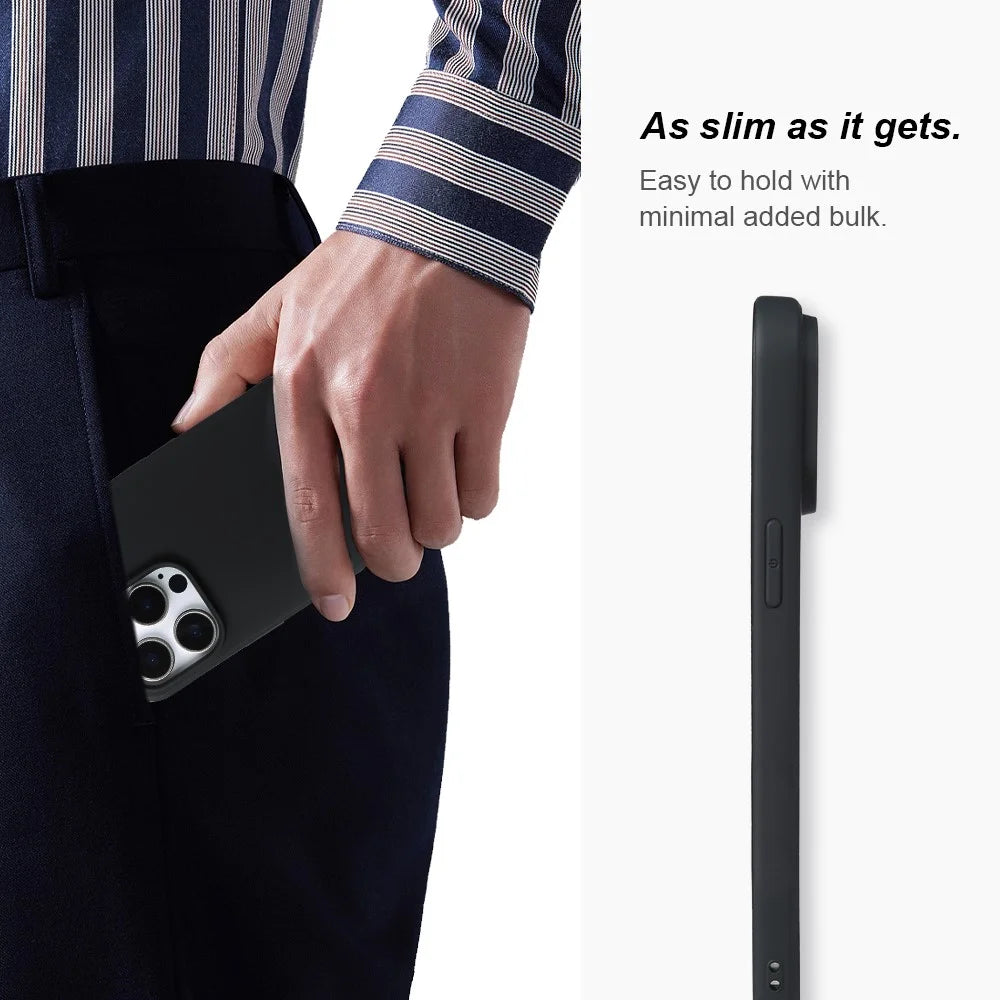 For iPhone 15 Pro Case GRS Certified RCS Eco-Friendly Material Single Side Matte Slim Anti Drop Phone Cover - 6