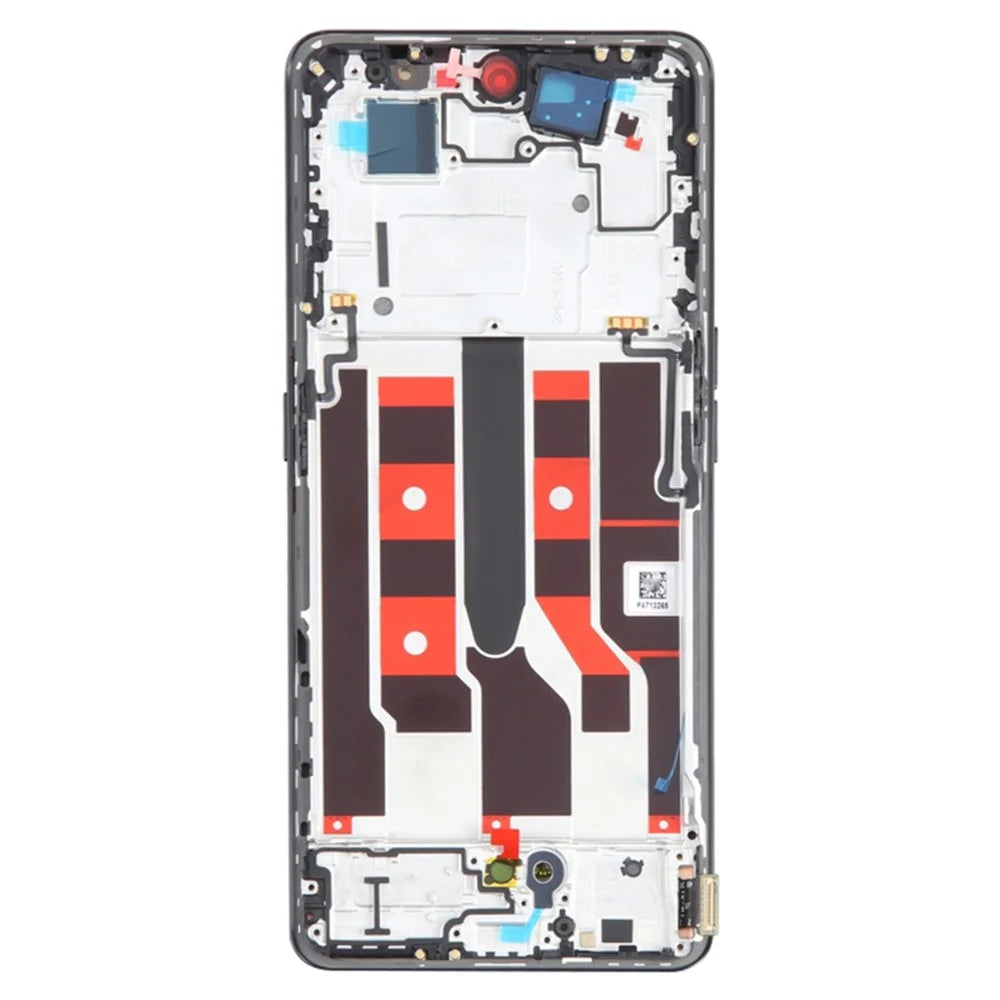 For Oppo Reno8 T 5G Grade C OLED Screen and Digitizer Assembly + Frame Spare Part (Without Logo) - Blue - 3