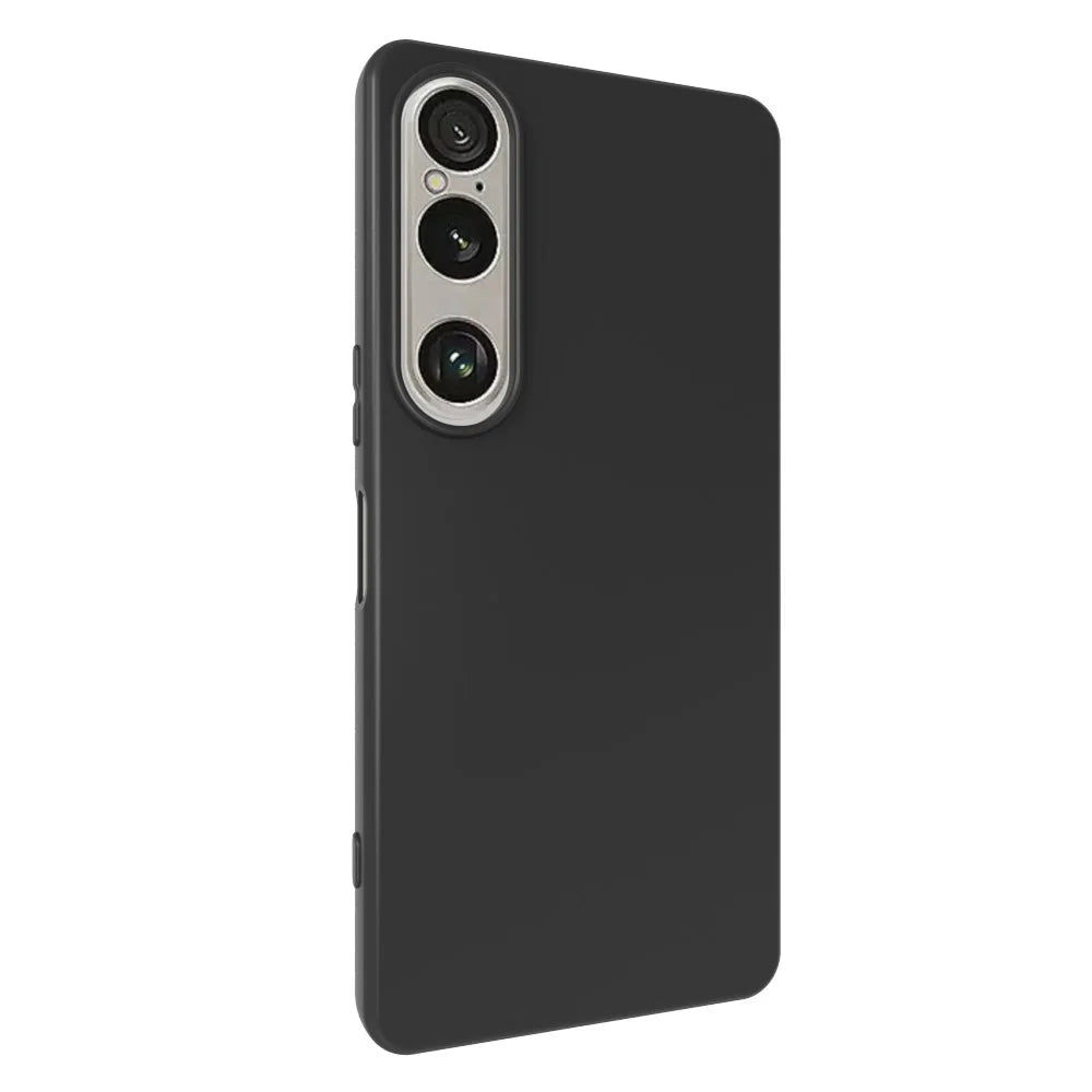 10Pcs  /  Pack For Sony Xperia 1 VII Case Anti Fingerprint Soft TPU Protective Cover - Black - 7