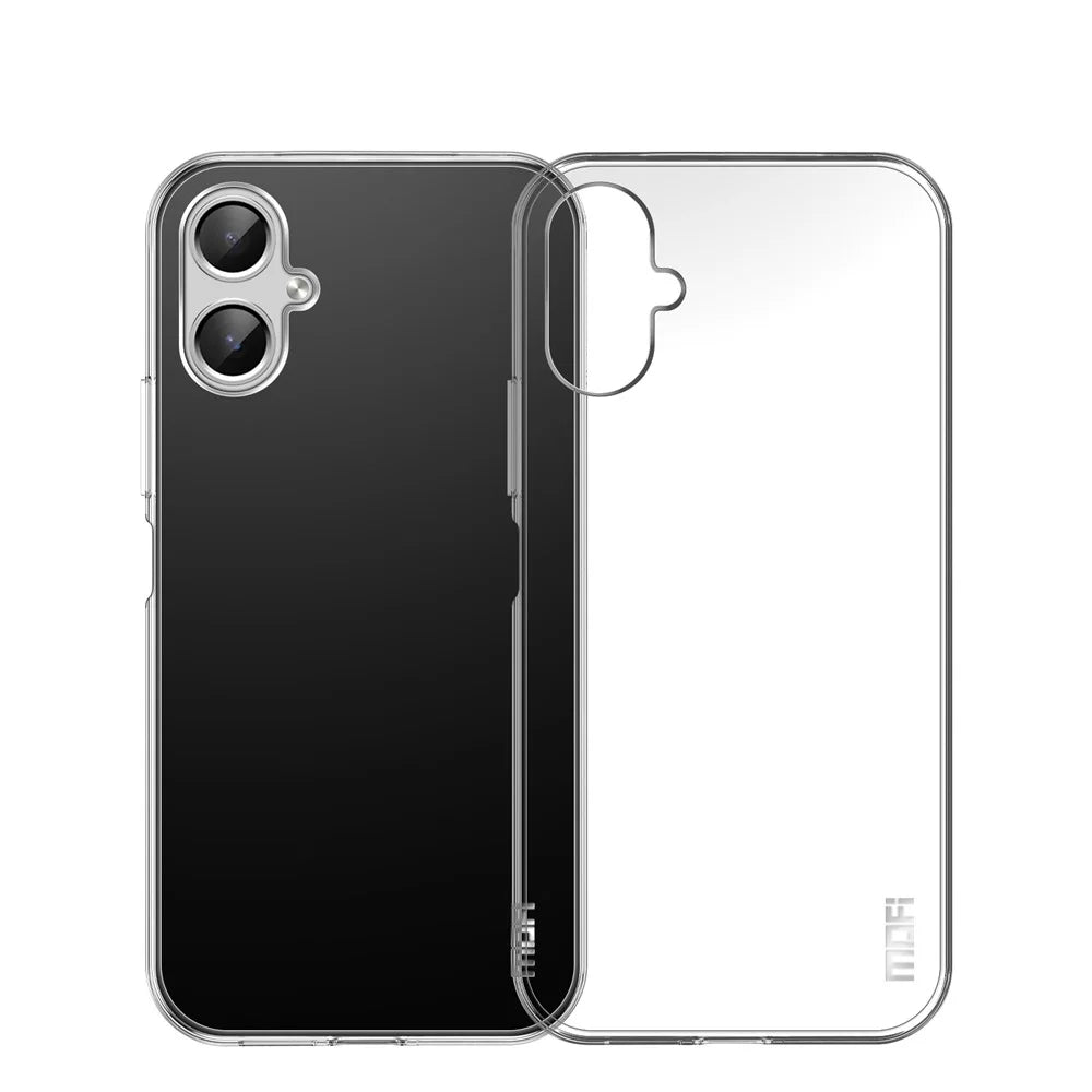 MOFI For Samsung Galaxy A06 5G Clear Phone Case  Ultra-Thin TPU Phone Back Cover - Transparent - 1