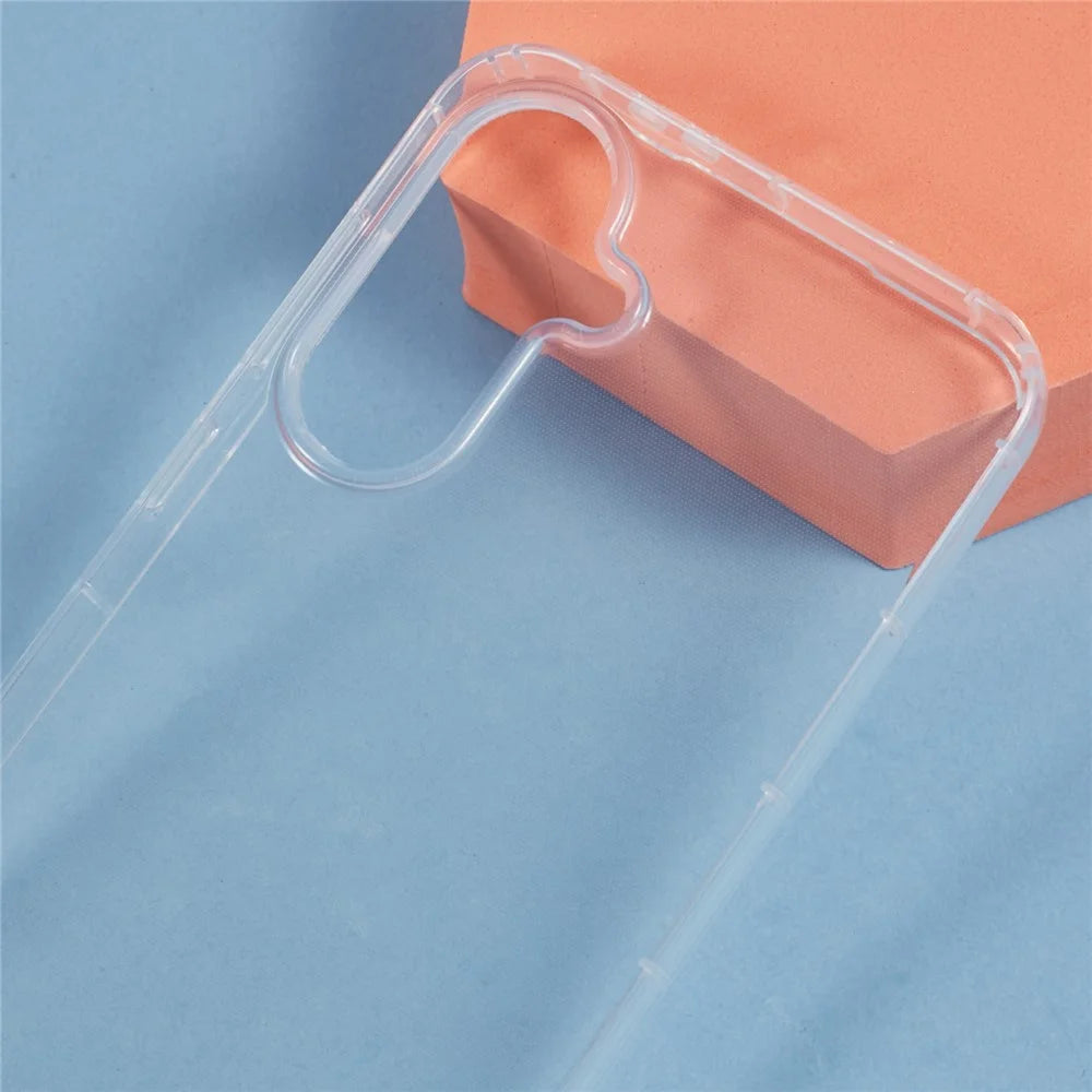 For Samsung Galaxy A26 5G Transparent TPU Cover Phone Case Airbag Protection (Big Rear Lens Hole) - 5