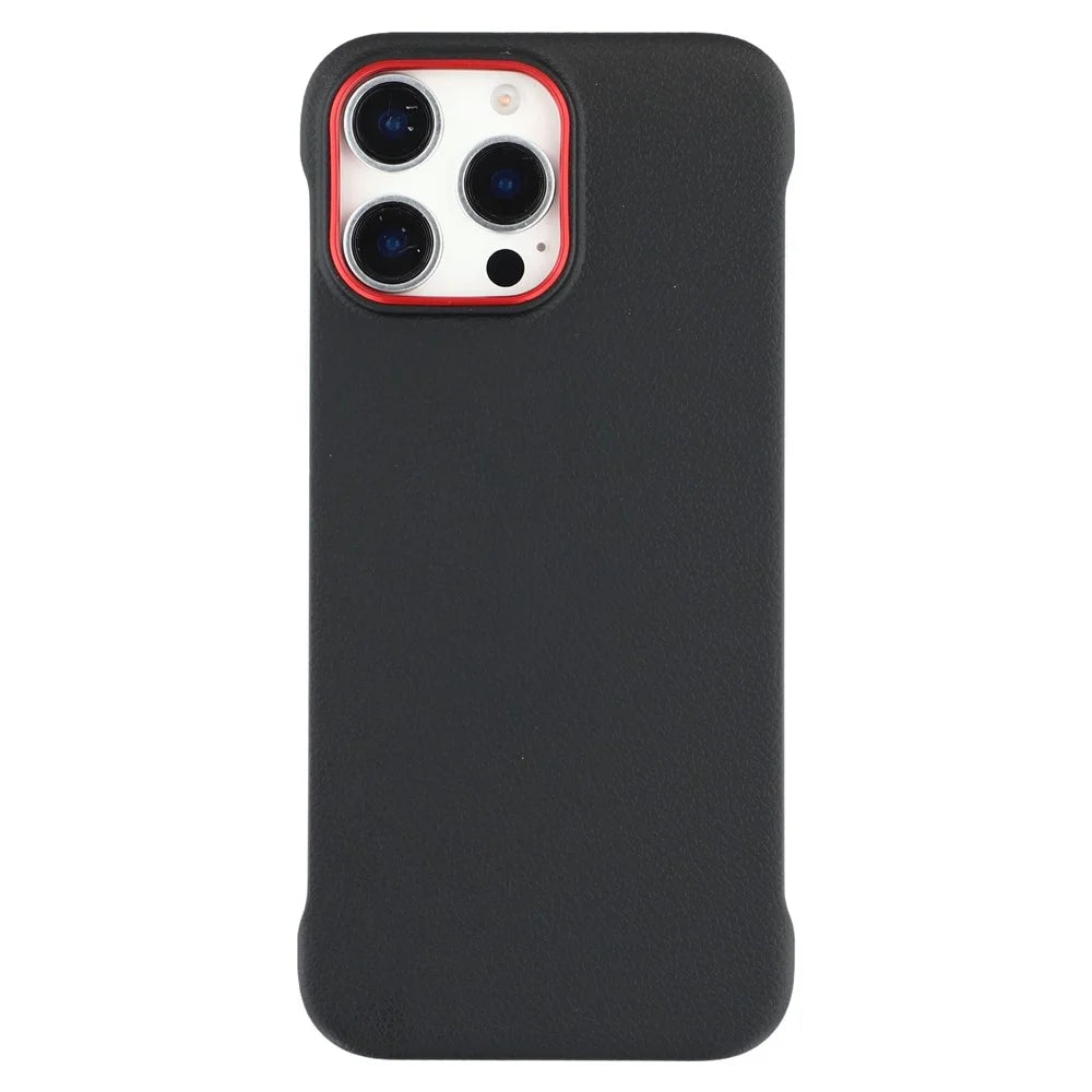X-LEVEL For iPhone 15 Pro Max Magnetic Case Boardless PC + Metal Phone Back Cover - Black - 1