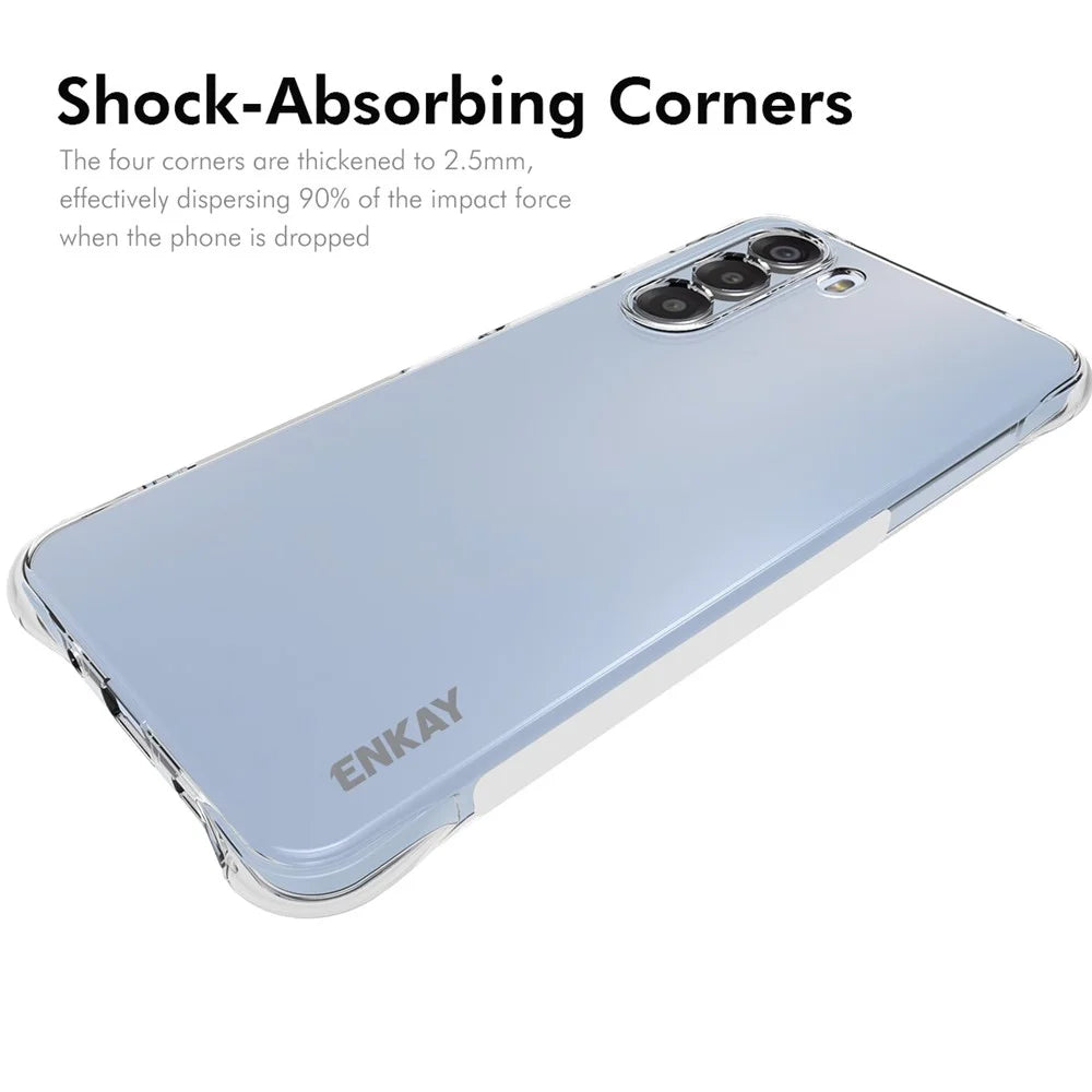 ENKAY HAT PRINCE For ZTE nubia S 5G Clear Phone Case   Shockproof Anti-slip TPU Cover - Transparent - 2