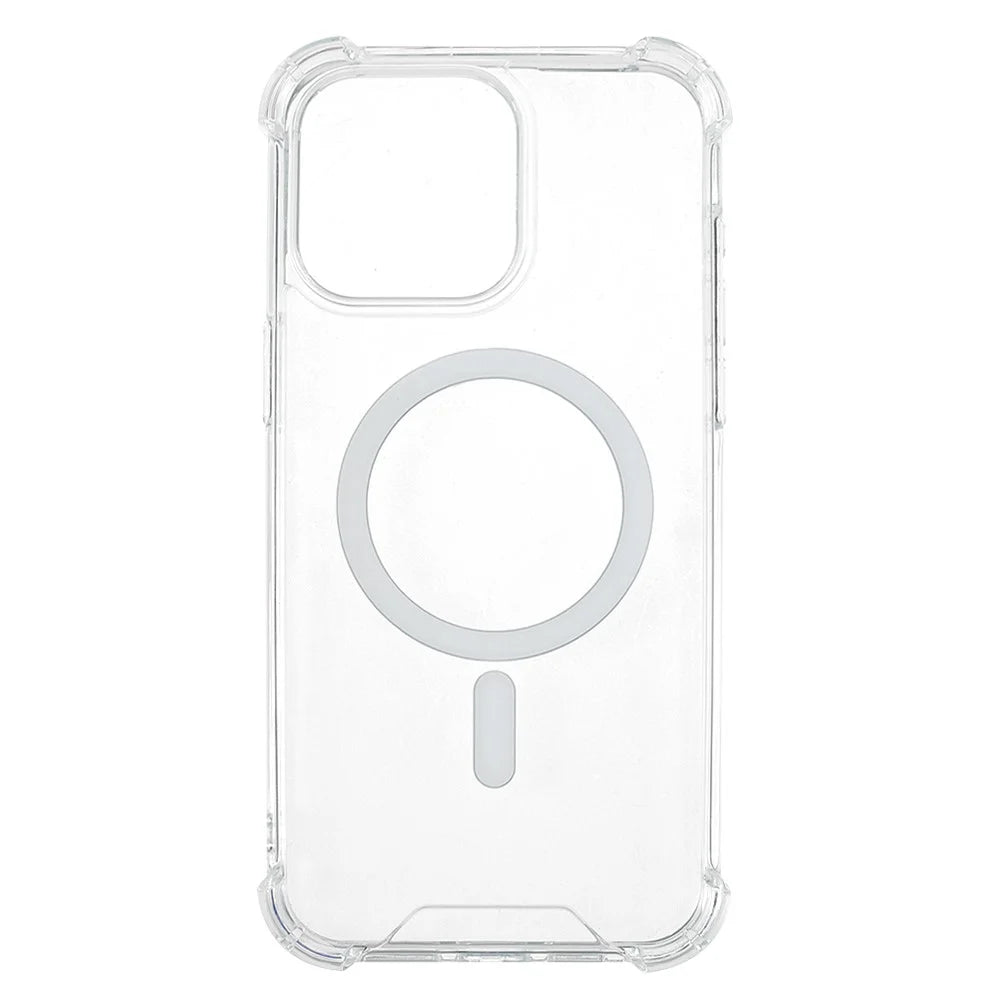 For iPhone 14 Pro Case Compatible with MagSafe 1.5mm Shockproof Clear Phone Back Cover - 2