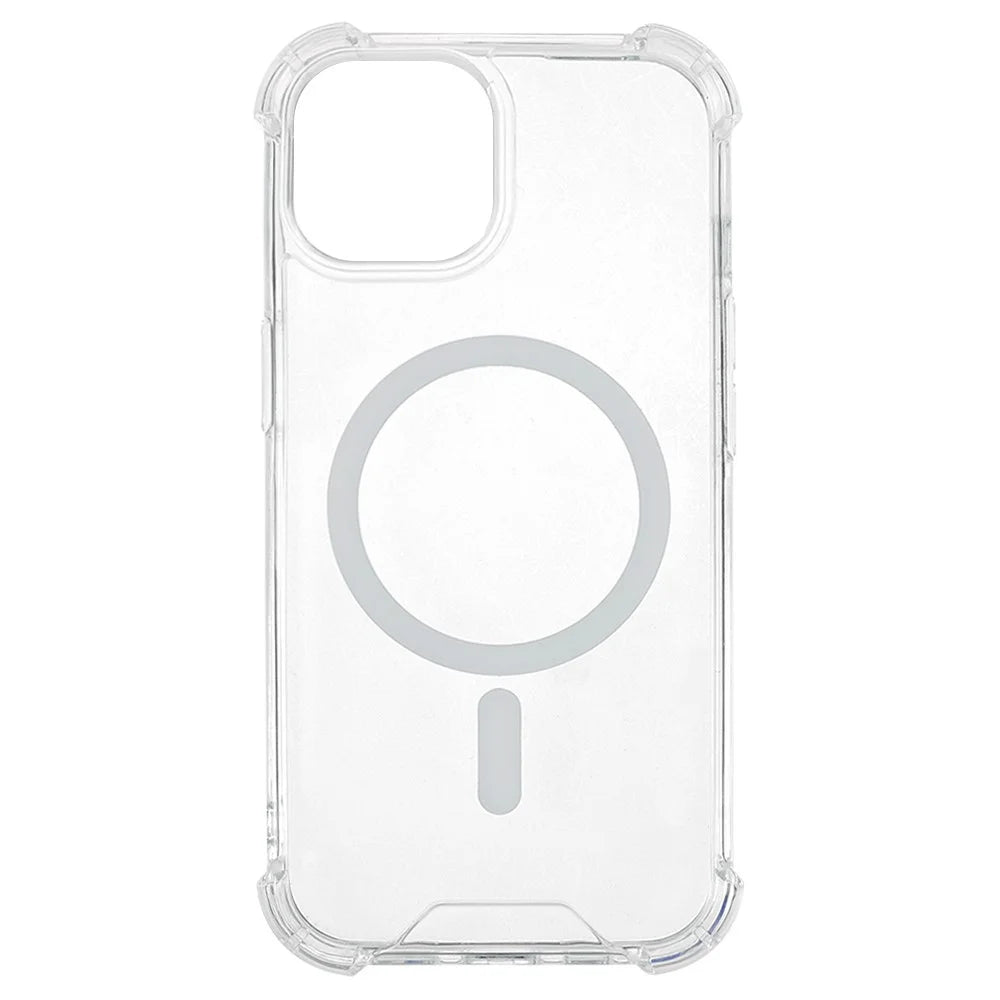 For iPhone 14 / 13 Case Compatible with MagSafe 1.5mm Shockproof Clear Phone Back Cover - 2