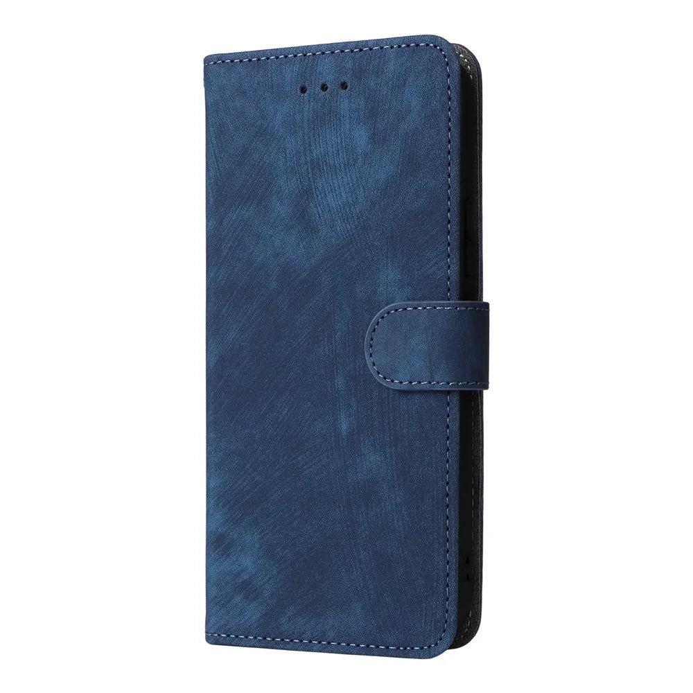 For Ulefone Note 21 Case Wallet RFID Blocking PU Leather Cover Stand with Strap - Blue - 6