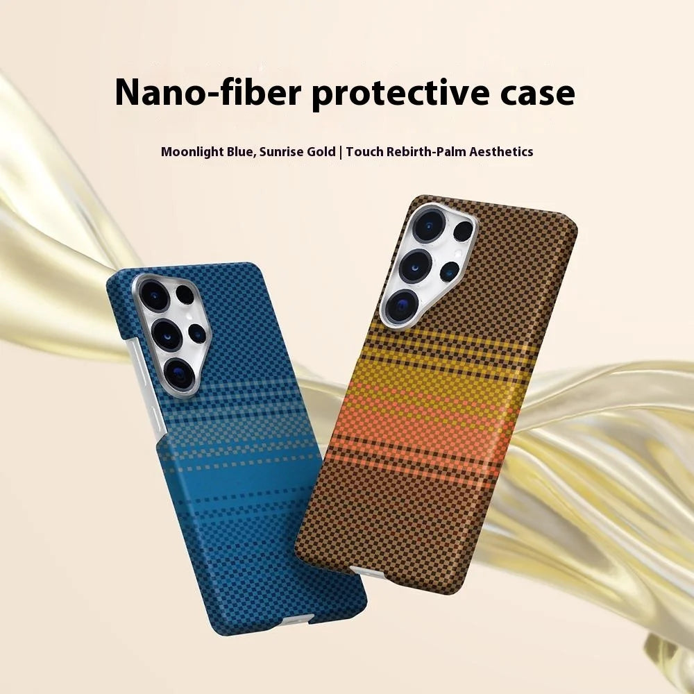 GKK For Samsung Galaxy S25 Ultra Magnetic Case Hard PC Phone Back Cover - Sunrise Gold - 2