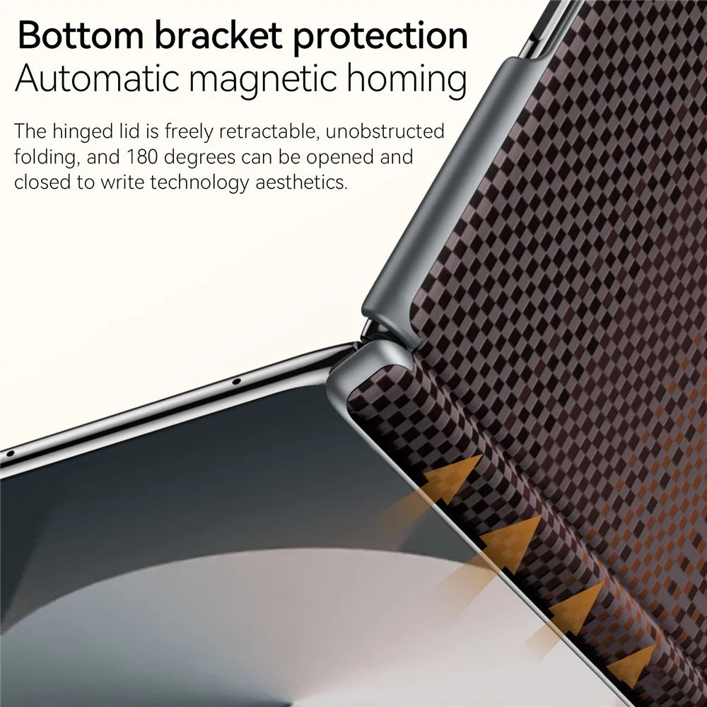 SULADA For Samsung Galaxy Z Fold6 5G Magnetic Case Shockproof Hard PC Phone Back Cover - Moonrise Blue - 6