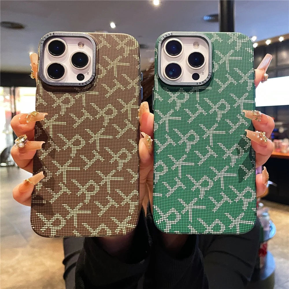 For iPhone 16 Pro Case Creative Pattern Hard PC Phone Back Cover - Green - 3