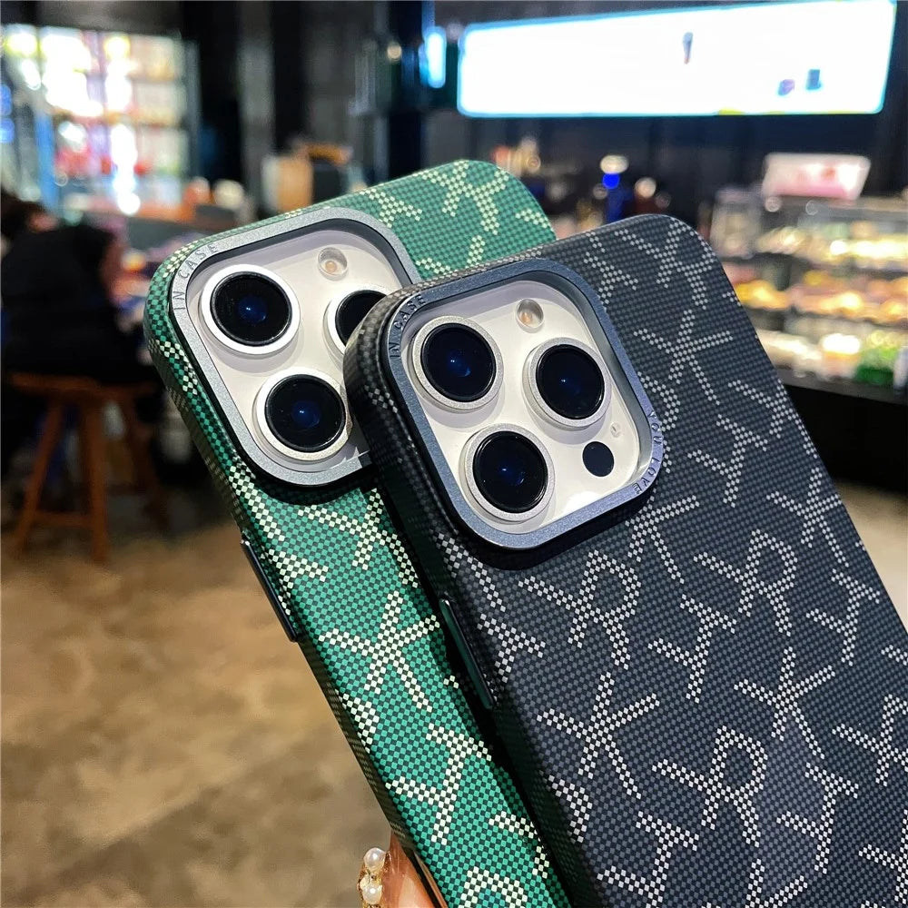 For iPhone 16 Pro Case Creative Pattern Hard PC Phone Back Cover - Green - 5