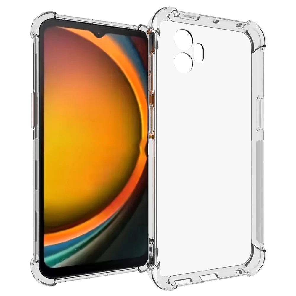 For Samsung Galaxy XCover7 Pro TPU Phone Case Non Slip Transparent Mobile Phone Cover - 1