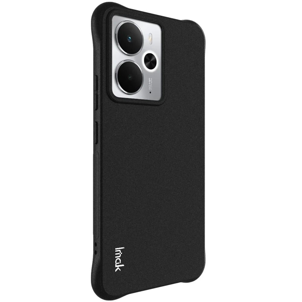 IMAK For Realme 14 5G Case TPU Phone Cover Airbag Shockproof Protection - Matte Black - 4