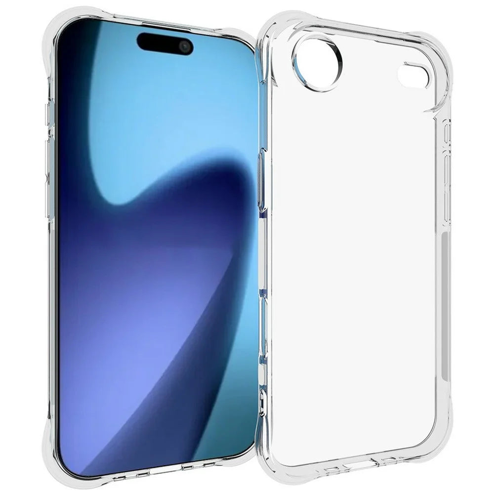 For iPhone Air TPU Phone Case Non Slip Transparent Mobile Phone Cover - 1