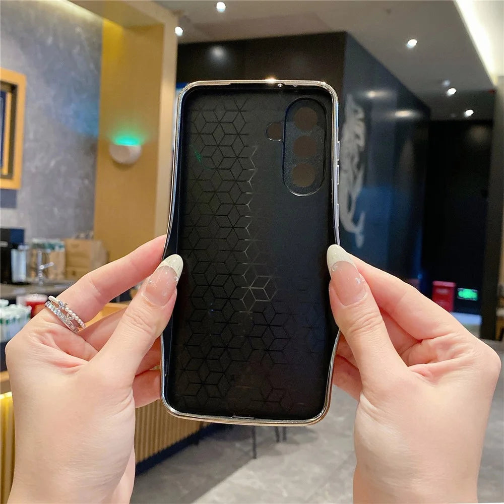 For Samsung Galaxy A56 5G Case Electroplating Shooting Star Pattern PU + TPU + PC Phone Back Cover - Blue - 7