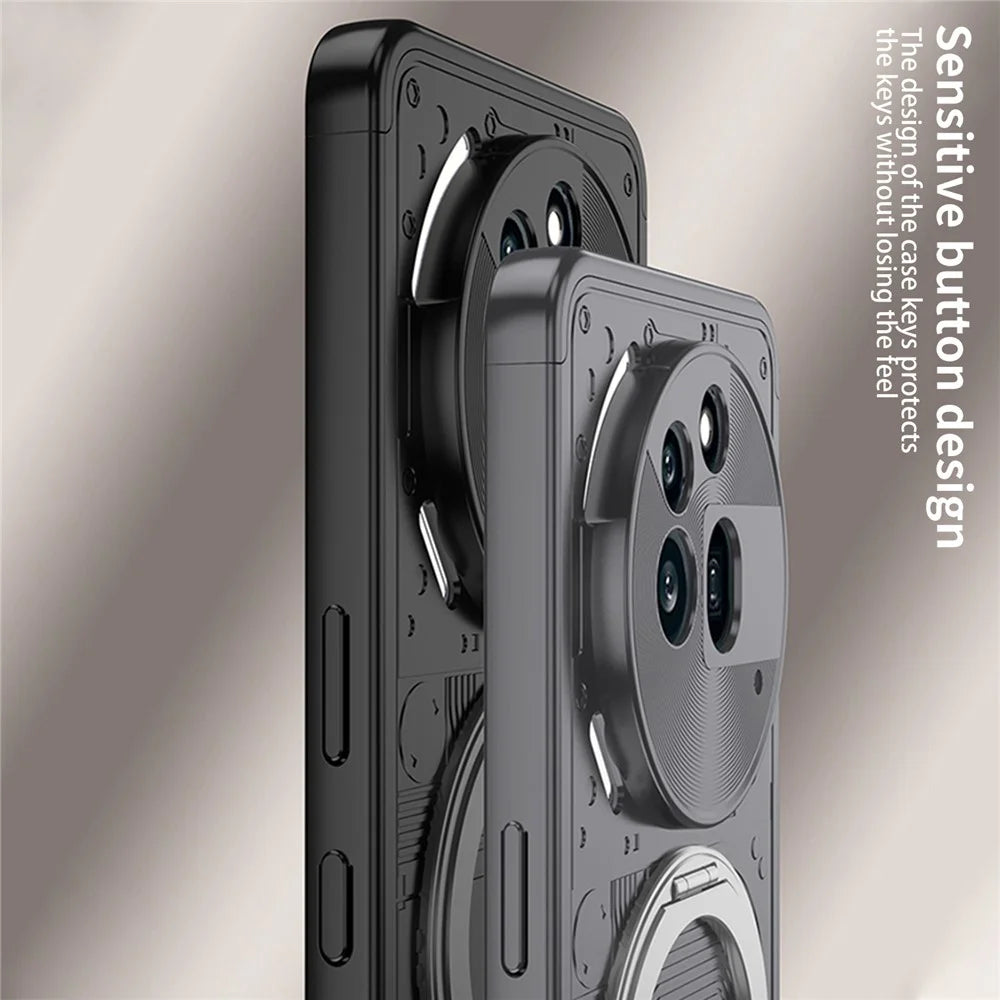 GKK Shield Series For Nothing Phone (3a) Pro Magnetic Case with Kickstand Detachable Design Hard PC Phone Cover - Black - 7