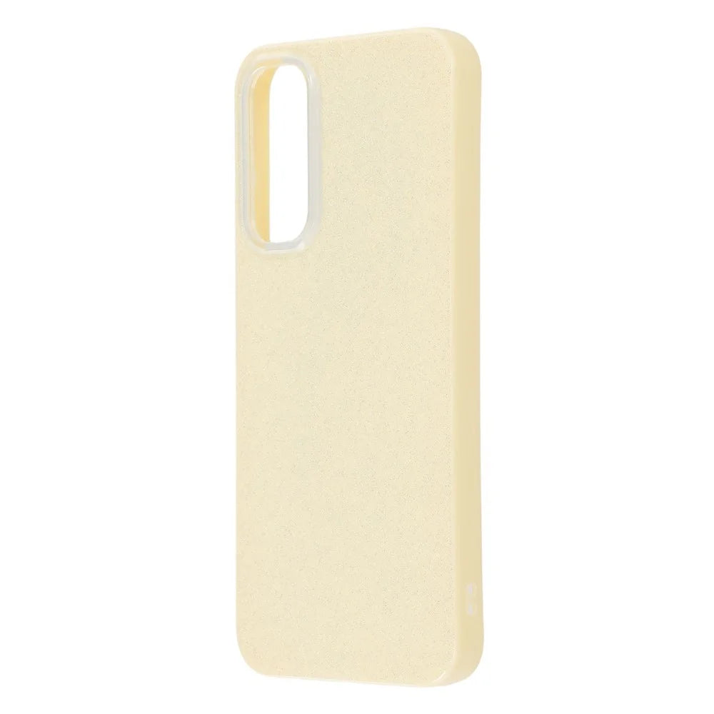 For Samsung Galaxy A16 5G  /  4G Case IMD Glitter TPU Phone Cover Large Camera Cutout - Beige - 4