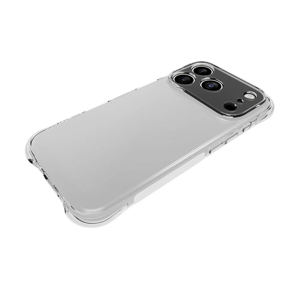 WANLONFENG For iPhone 17 Pro TPU Case  WL2 Series 2.0mm Phone Cover with 2Pcs Tempered Glass Films - Transparent - 4