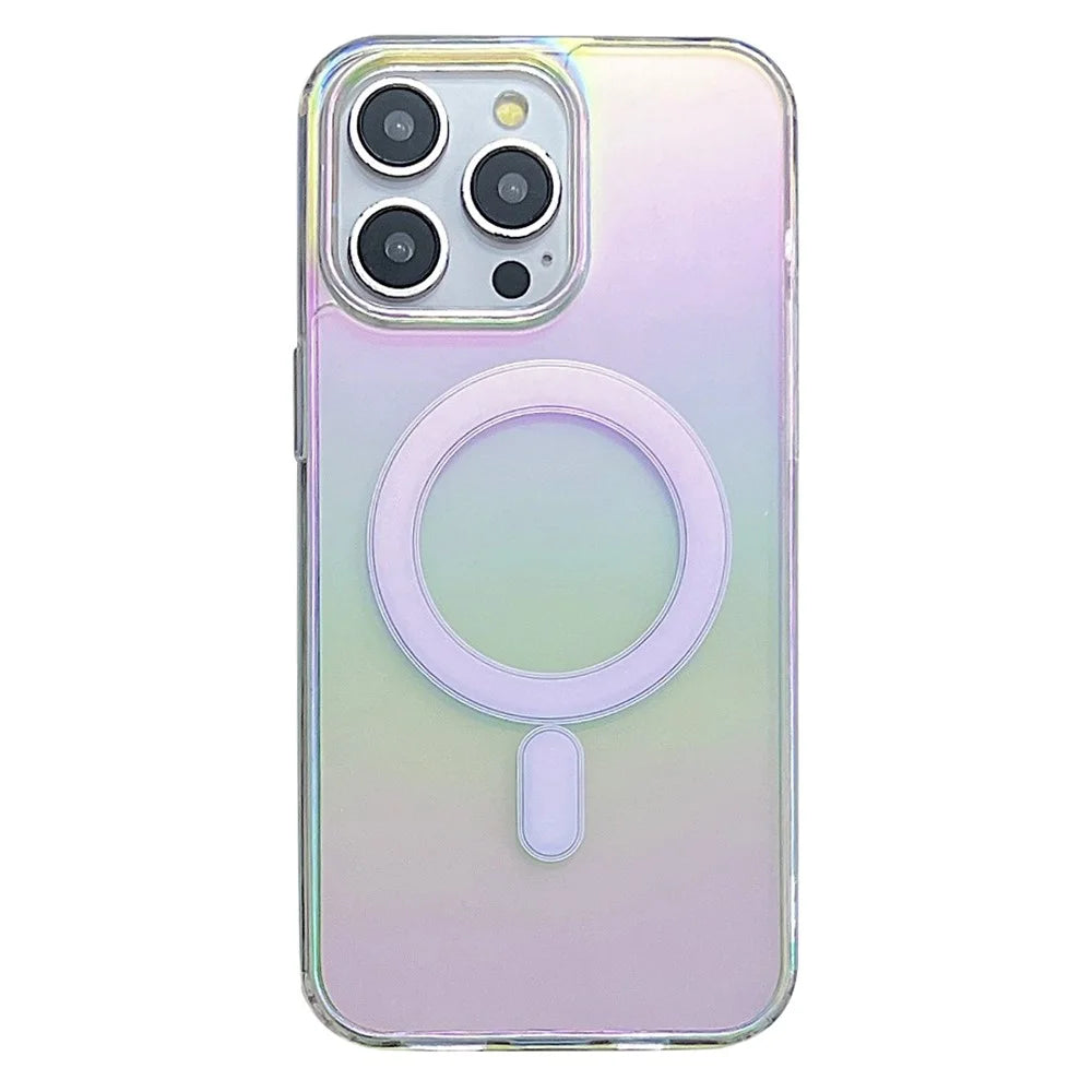 For iPhone 14 Pro Case Compatible with MagSafe Acrylic + TPU Gradient Phone Cover - 1