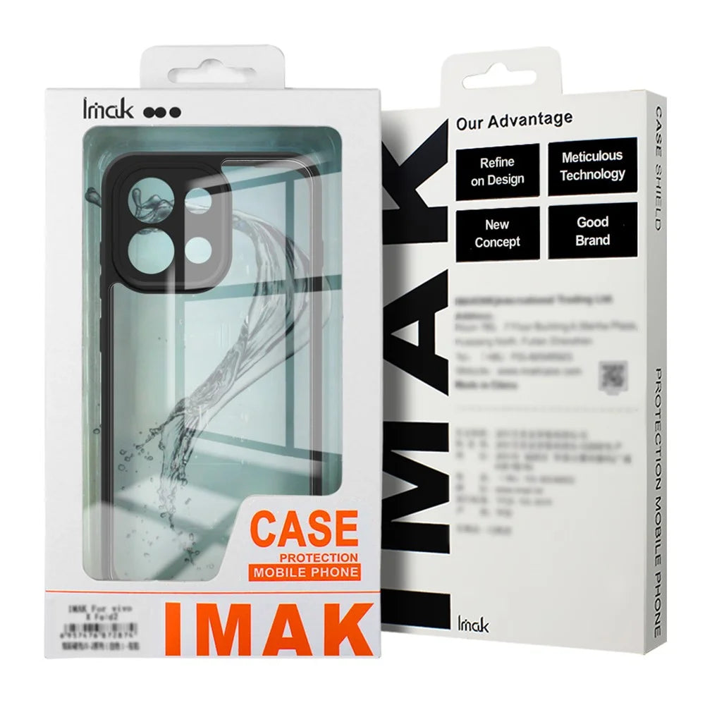 IMAK UX-9A Series for OnePlus 13s 5G / 13T 5G Case Clear TPU PC Phone Cover Reinforced Corners - 7