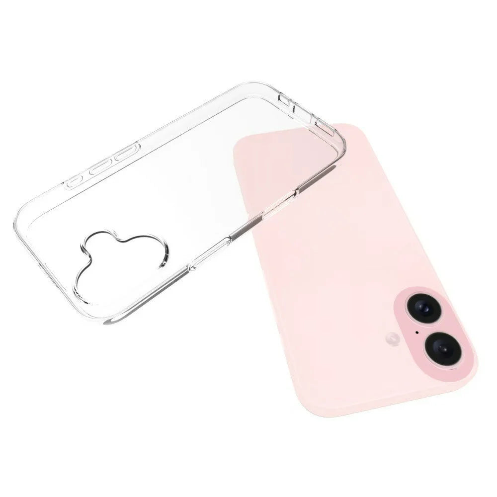 For iPhone 17 Case Anti-Fingerprint Crystal Clear TPU Phone Cover - 2