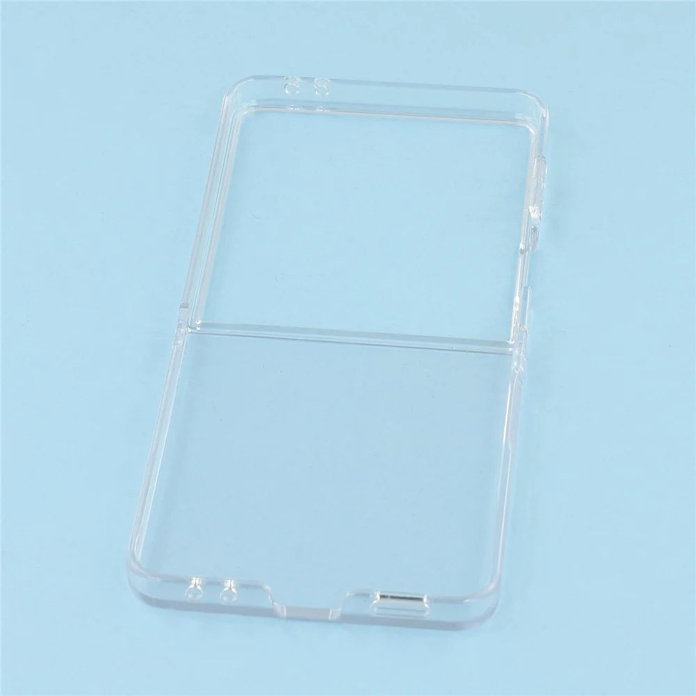 For Samsung Galaxy Z Flip7 5G Case Slim Hard PC Shockproof Phone Back Cover - Transparent - 6