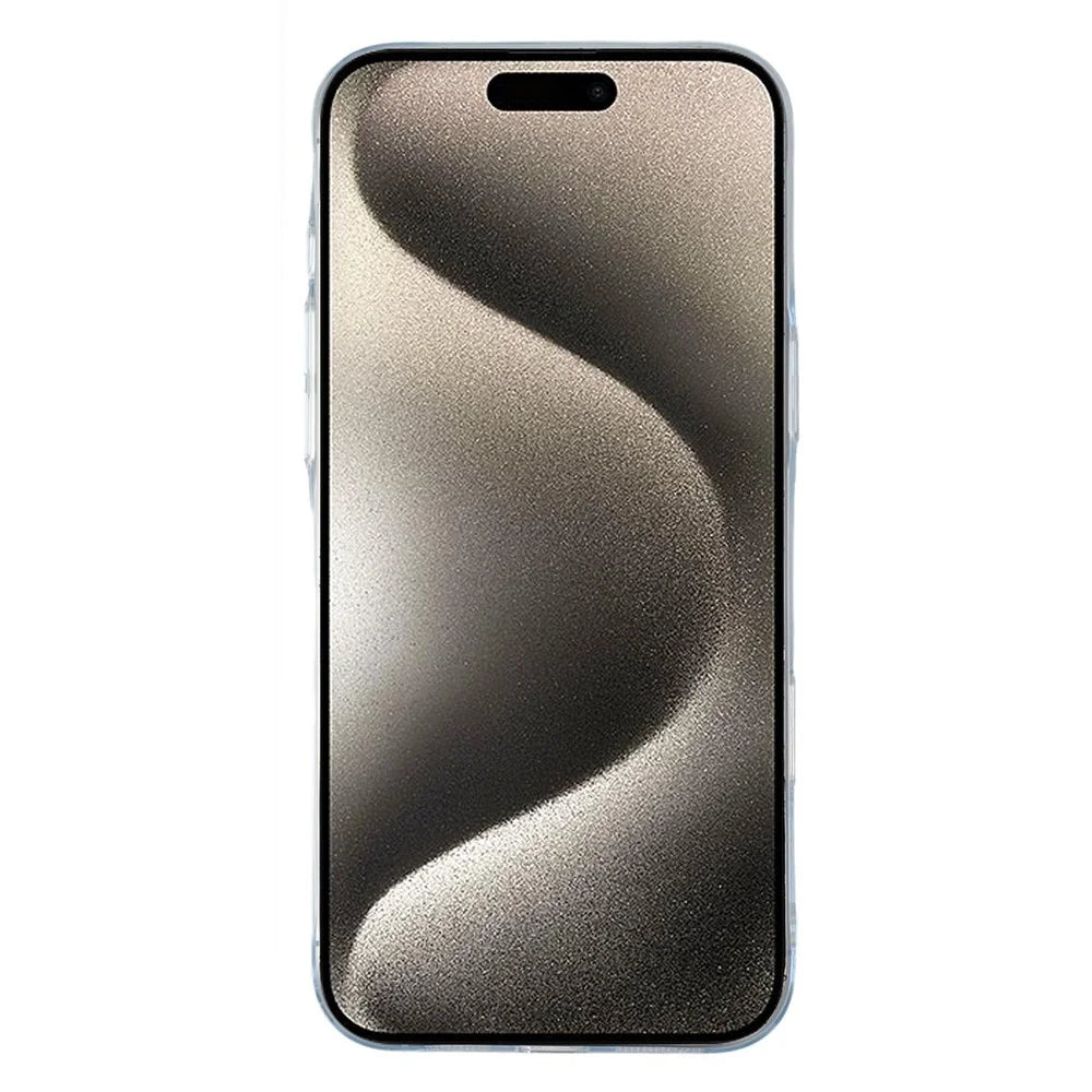 JAUCASE For iPhone 15 Pro Max Case Anti Drop Hard PC Clear Back Phone Cover - Transparent - 2