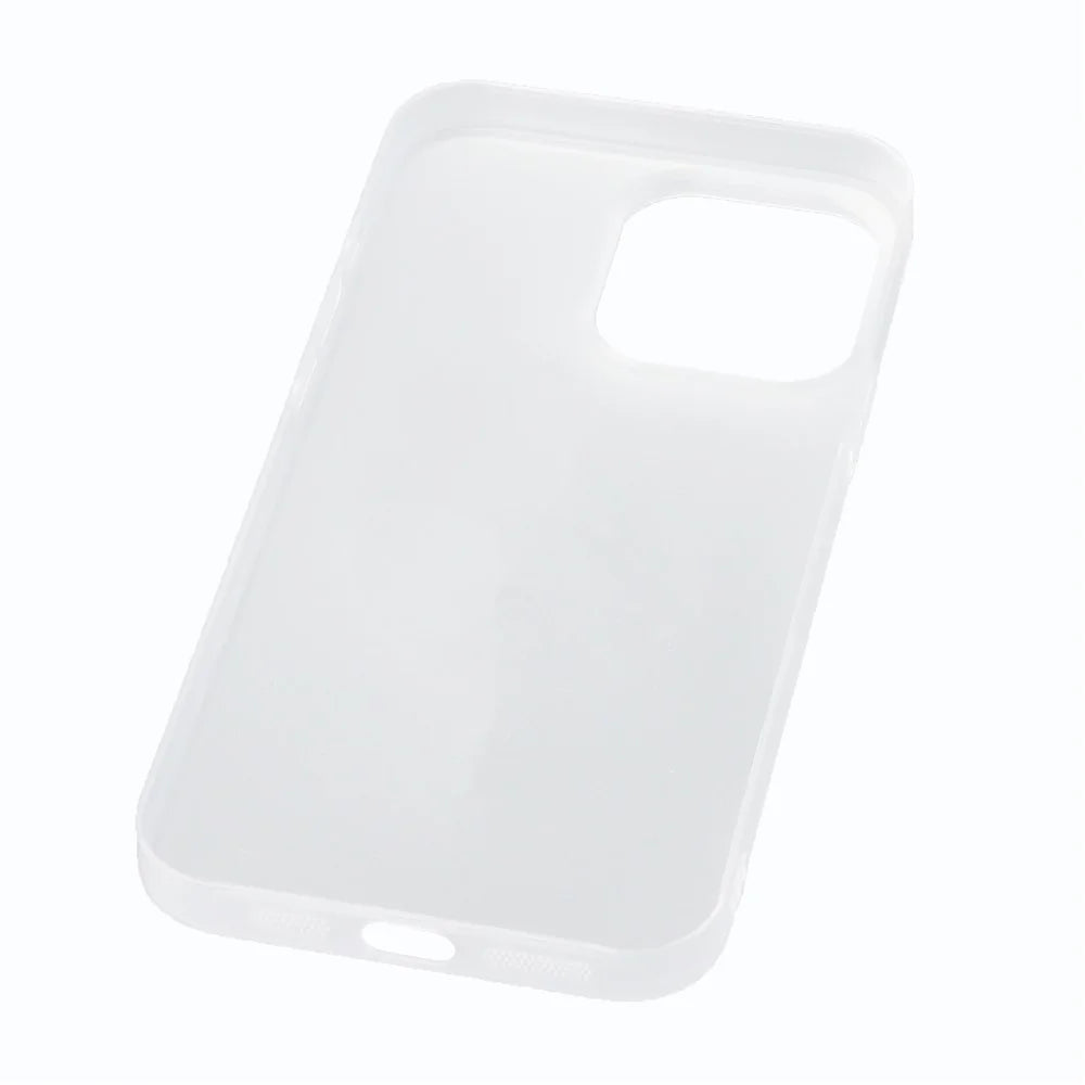 JAUCASE For iPhone 16 Pro Case Matte Clear Hard PC Phone Back Cover - Transparent - 7