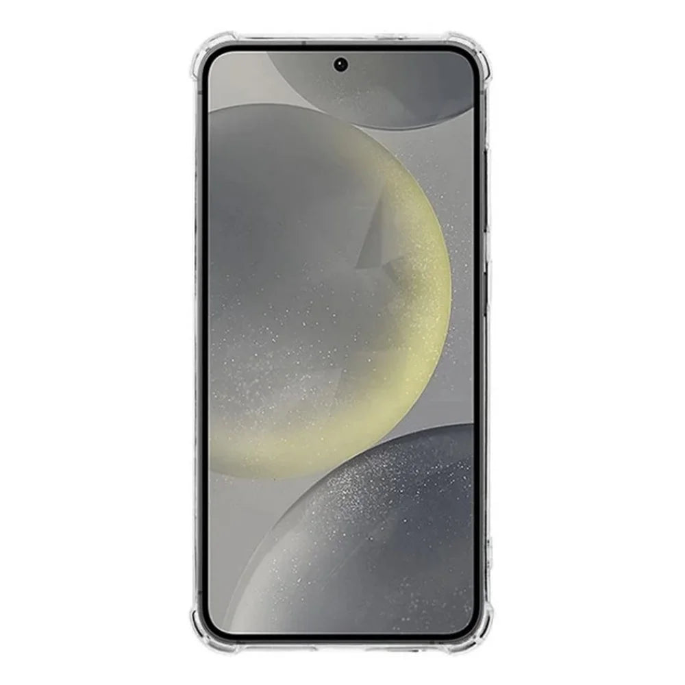 WANLONFENG For Samsung Galaxy S23 FE TPU Case  WL3 Series 1.5mm Phone Cover with 2Pcs Tempered Glass Films - Transparent - 4