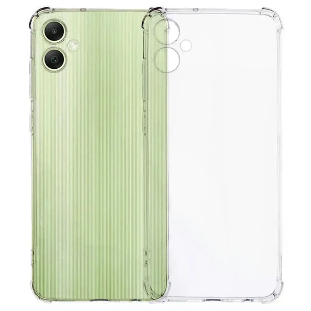 WANLONFENG For Samsung Galaxy A05 4G TPU Case  WL3 Series 1.5mm Phone Cover with Tempered Glass Film - Transparent - 2