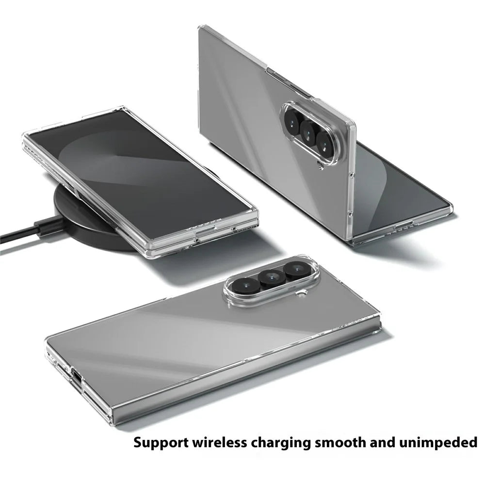 For Samsung Galaxy Z Fold7 5GClear Case Anti-Drop Hard PC Phone Cover - 3