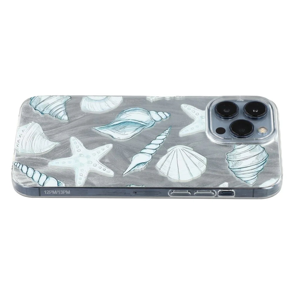 For iPhone 13 Pro Case Shell Pattern Airbag Shockproof PC + TPU Phone Back Cover - 3