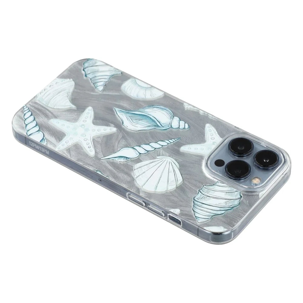 For iPhone 13 Pro Case Shell Pattern Airbag Shockproof PC + TPU Phone Back Cover - 4