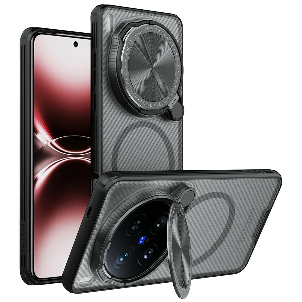 NILLKIN Camshield Prop Magnetic Translucent Series For vivo X200 Ultra 5G Magnetic Case TPU + PC Phone Cover with Camera Lid - 1