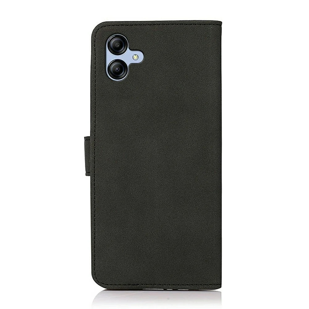 KHAZNEH For Samsung Galaxy A08 5G / A08 4G / A07 5G / A07 4G / A06 5G / A06 4G Case PU Leather Wallet Stand Phone Cover - Black - 7