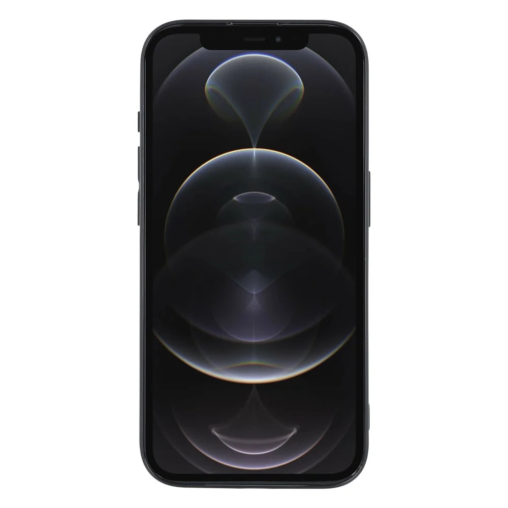 25Pcs For iPhone 12 Pro Case 1.2mm TPU Matte Phone Cover - Black - 2