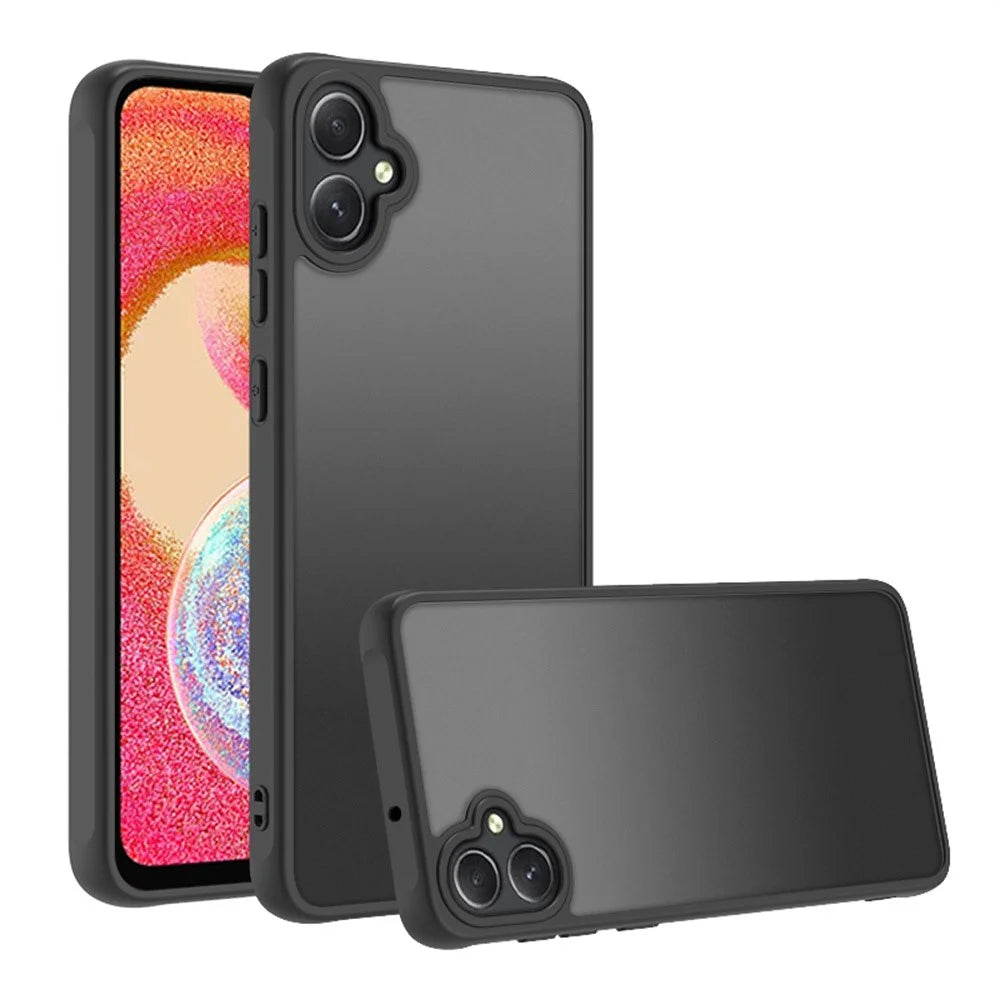 For Samsung Galaxy A06 5G  /  4G Case Skin Touch Matte PC + TPU Shockproof Phone Back Cover - 1