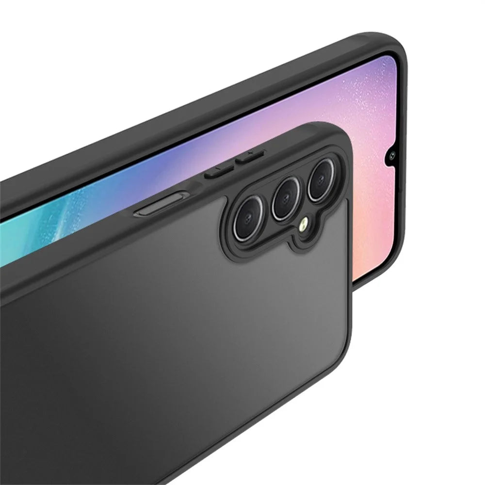 For Samsung Galaxy A05s 4G Case Skin Touch Matte PC + TPU Shockproof Phone Back Cover - 4