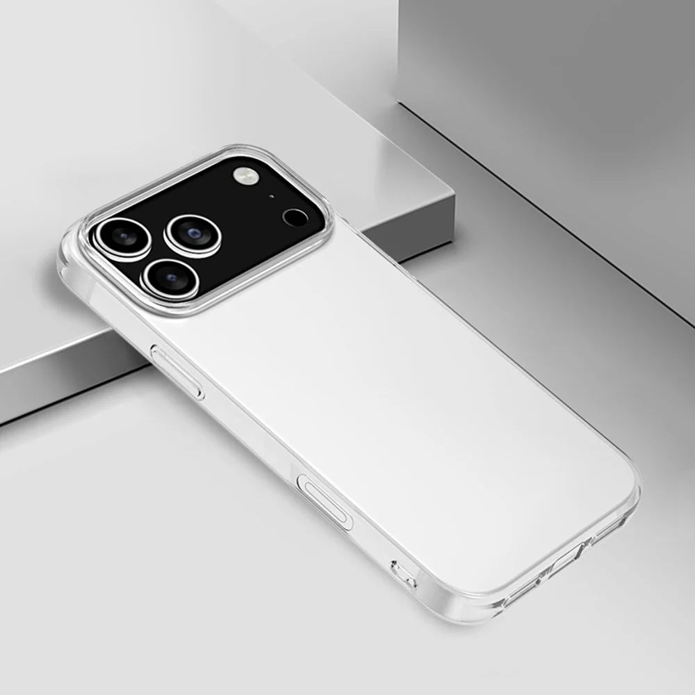 For iPhone 18 Pro / 17 Pro Case Slim Fit Transparent Soft TPU Phone Cover - 6