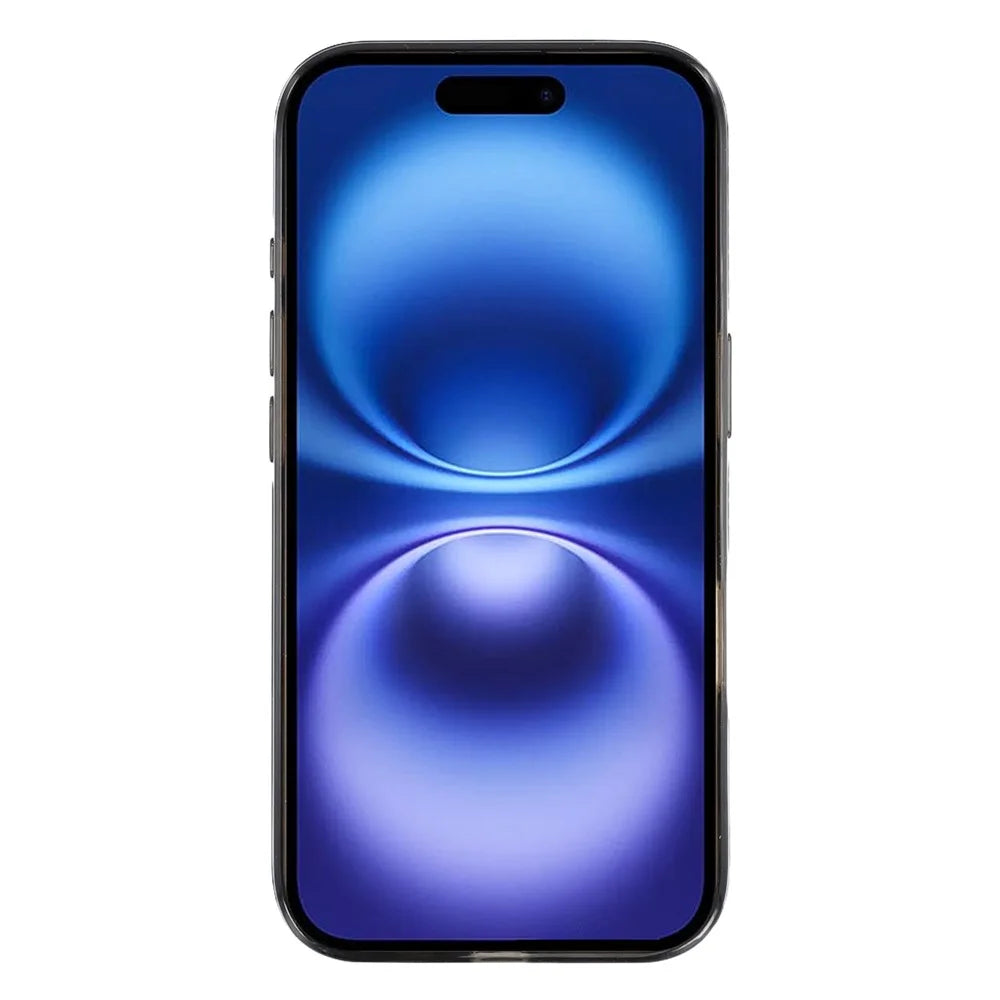 X-LEVEL For iPhone 16 Case PC + TPU Translucent Phone Back Cover - Transparent Black - 2