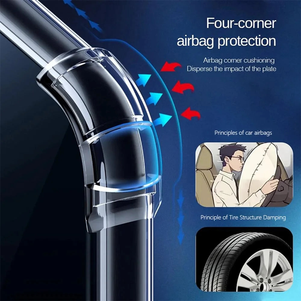 KALEBOL For iPhone 17 Pro Max Case 1.5mm TPU Transparent Anti-Drop Phone Cover - 6